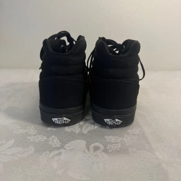 Vans Women's Black & Rose Gold Sneakers Ward Hi, Sk8-Hi, High-Top SZ 8 - Picture 4 of 9